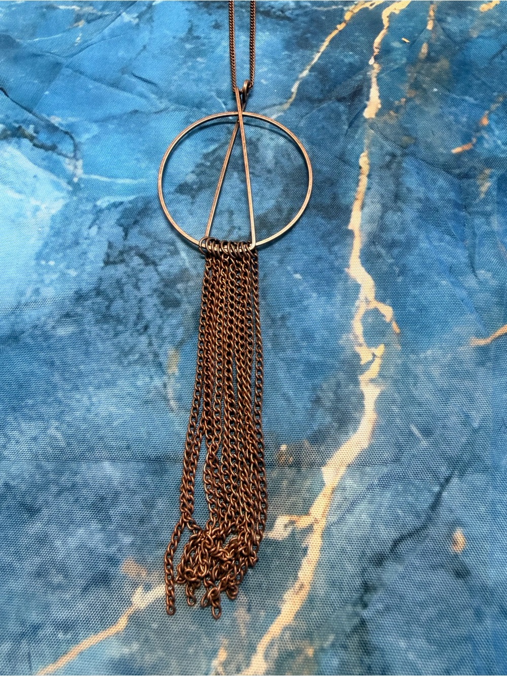 Apparatus appliqué Necklace and Earring set